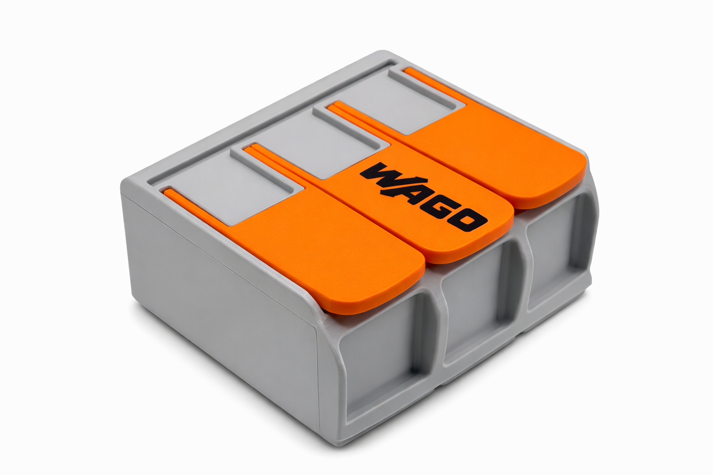 WAGO 221 Wire Connector Storage Box Magnetic Organiser 2/3/4 Compartment