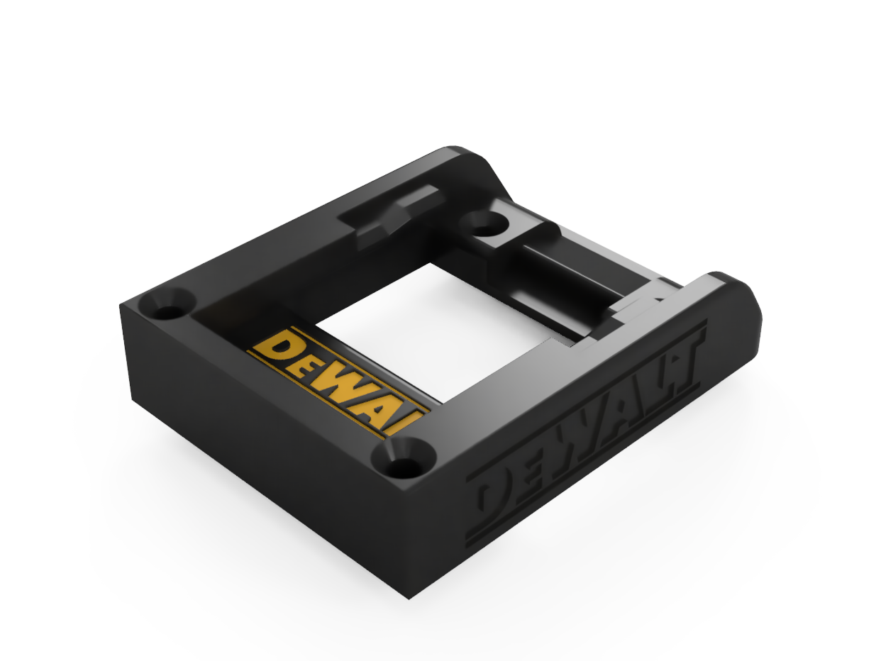 Battery Wall Mount Holder for DeWALT 18V XR | Single Double Triple | Garage Van