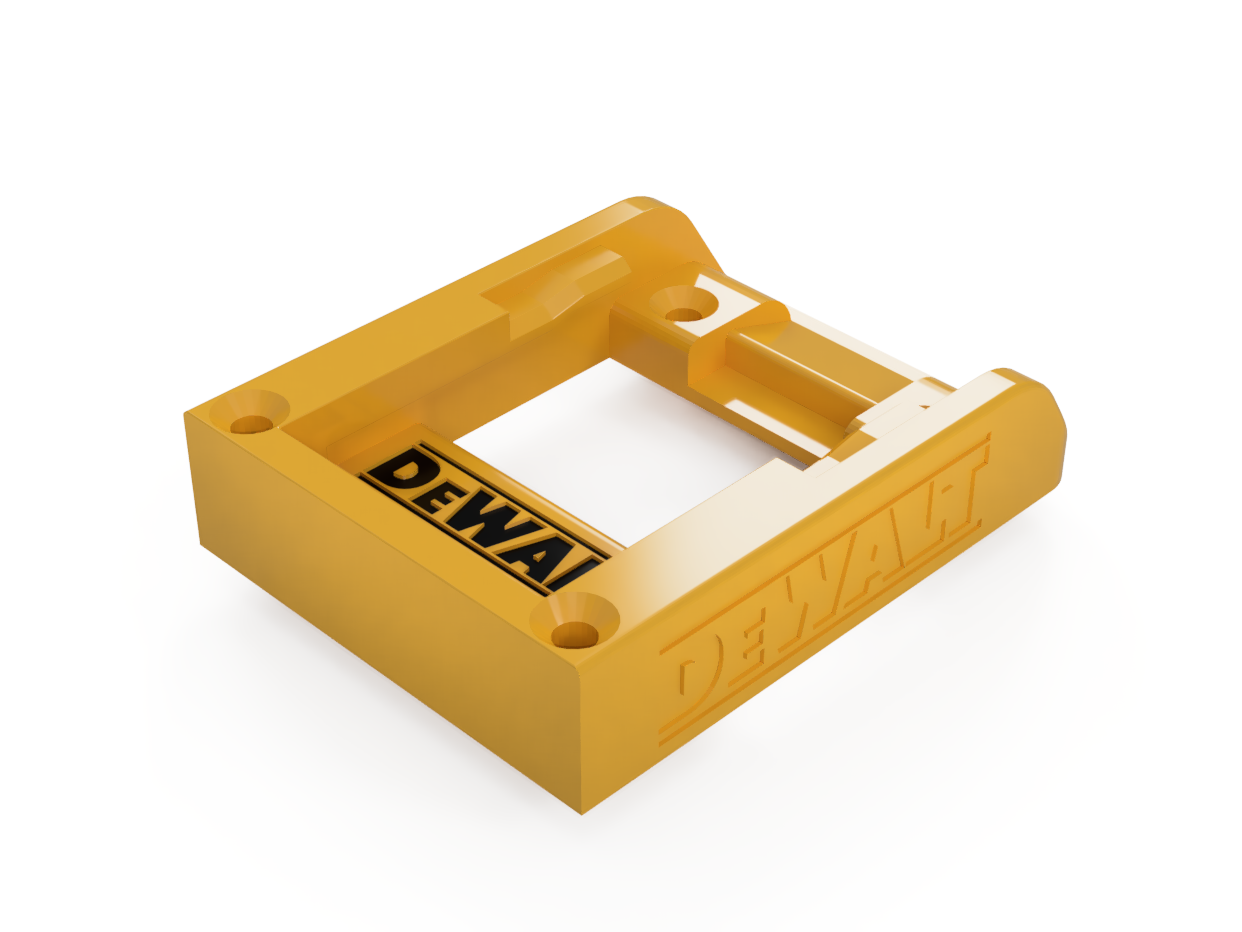 Battery Wall Mount Holder for DeWALT 18V XR | Single Double Triple | Garage Van