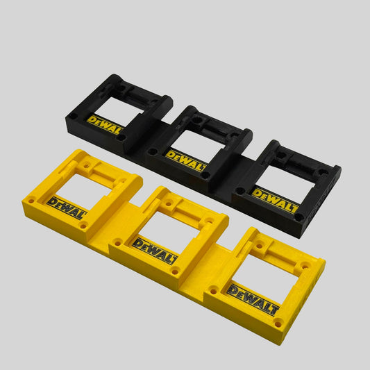 Battery Wall Mount Holder for DeWALT 18V XR | Single Double Triple | Garage Van